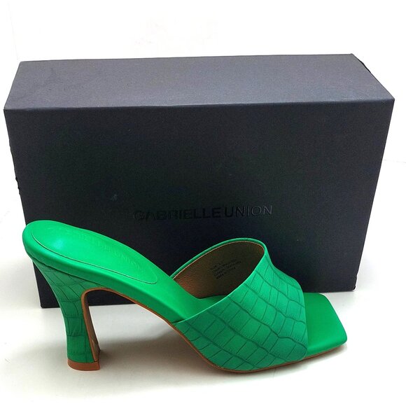 Gabrielle Union Women's Dayanara One Band Sandal Green - Size 8.5 - Picture 13 of 13